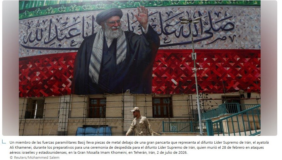 Irán advierte a Estados Unidos e Israel contra ataques antes del funeral de Jamenei