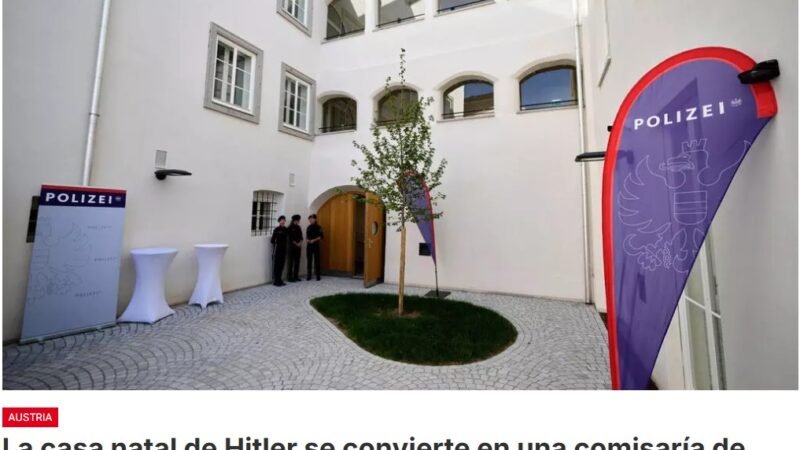 Austria inaugura una comisaría en la casa natal de Adolf Hitler para espantar a los radicales de extrema derecha que lo han convertido en un lugar de peregrinación neonazi