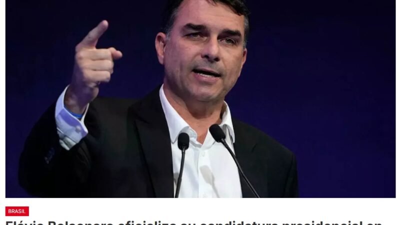 Asolado por una seguidilla de crisis políticas, el derechista brasileño Flávio Bolsonaro oficializa este sábado su candidatura para enfrentar al presidente Lula en las elecciones de octubre
