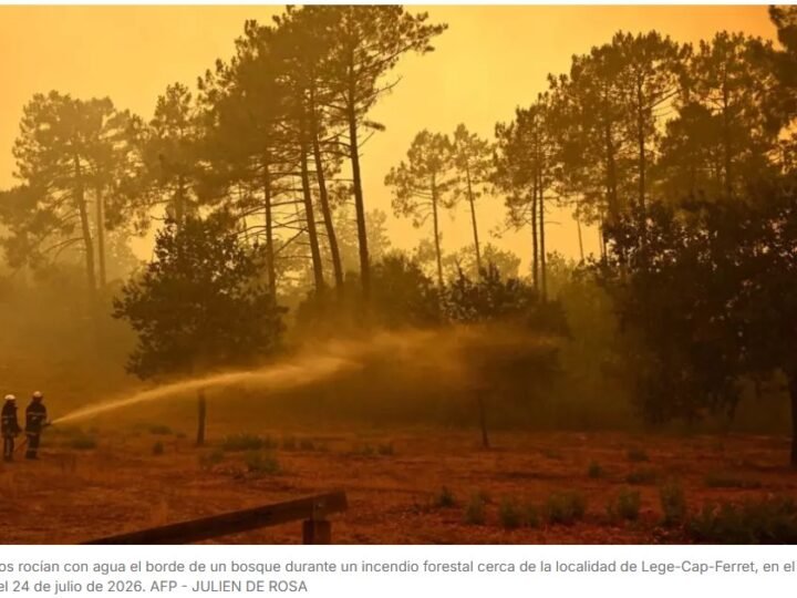 Casi 270.000 personas evacuadas por incendios en Francia y España