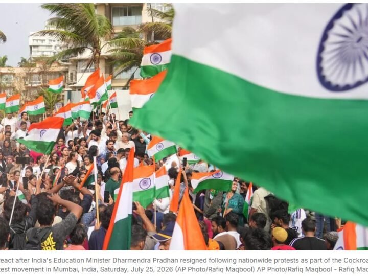 Los estudiantes ponen fin a las protestas en India tras la dimisión del ministro de Educación