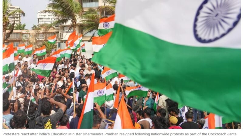 Los estudiantes ponen fin a las protestas en India tras la dimisión del ministro de Educación