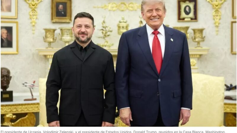 Zelenski saluda una «buena reunión» con Trump en la Casa Blanca