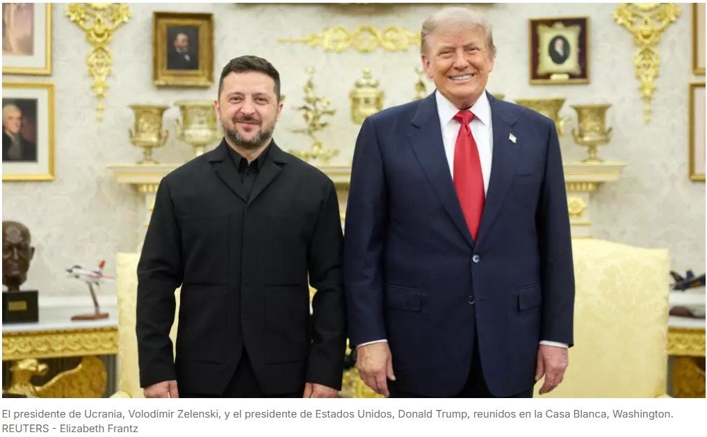 Zelenski saluda una «buena reunión» con Trump en la Casa Blanca