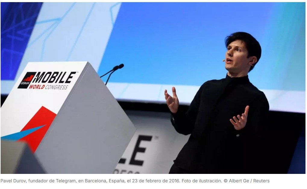 El Servicio Federal de Seguridad ruso (FSB) responsabiliza a Pavel Durov, el fundador y director de Telegram, de no eliminar canales que habrían permitido la organización de atentados y sabotajes