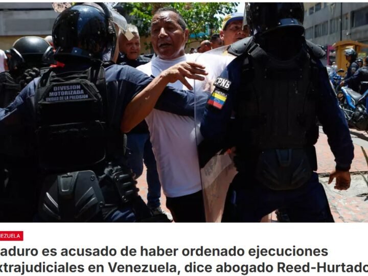 Cinco familias de jóvenes asesinados en Venezuela demandaron al exmandatario Nicolás Maduro por su responsabilidad en dichas muertes