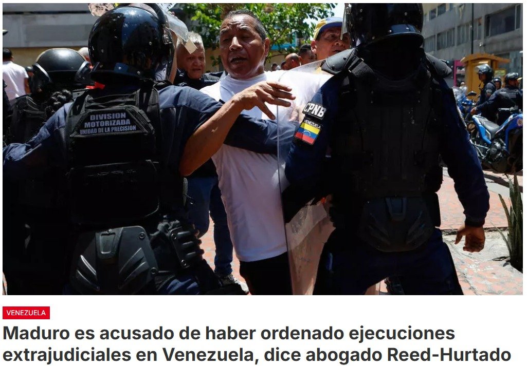 Cinco familias de jóvenes asesinados en Venezuela demandaron al exmandatario Nicolás Maduro por su responsabilidad en dichas muertes