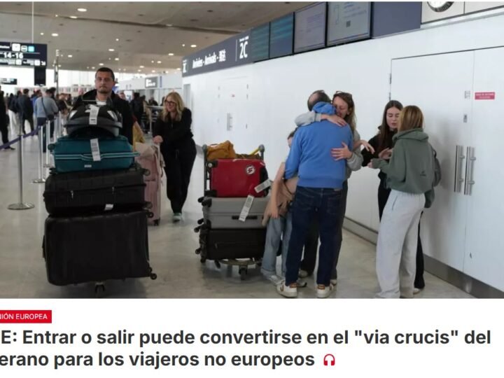 El nuevo sistema de control europeo de entradas y salidas (EES) amenaza con paralizar los aeropuertos este verano, advierten los profesionales