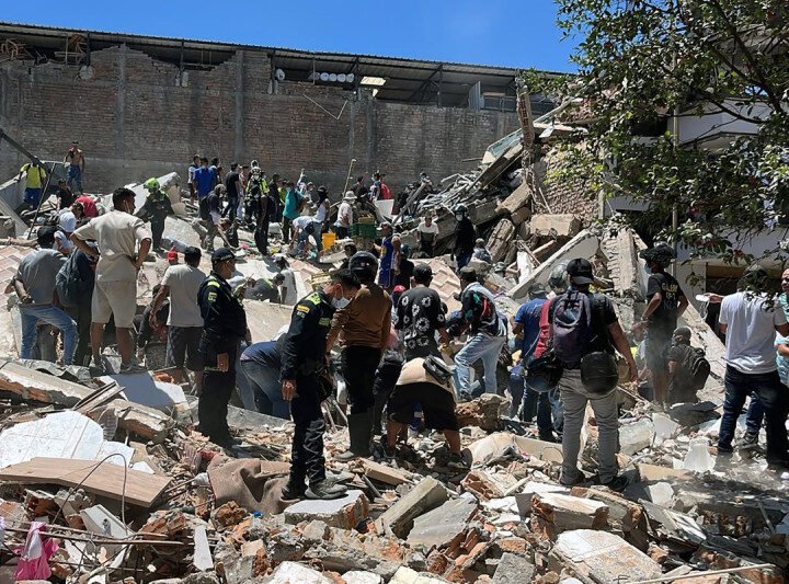 Mueren  111 personas y  hay 87 heridos del terremoto de Colombia