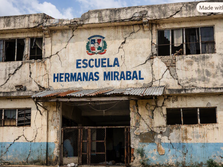 Escuela Hermanas Mirabal: Un edificio en ruinas que amenaza la vida de cientos de estudiantes