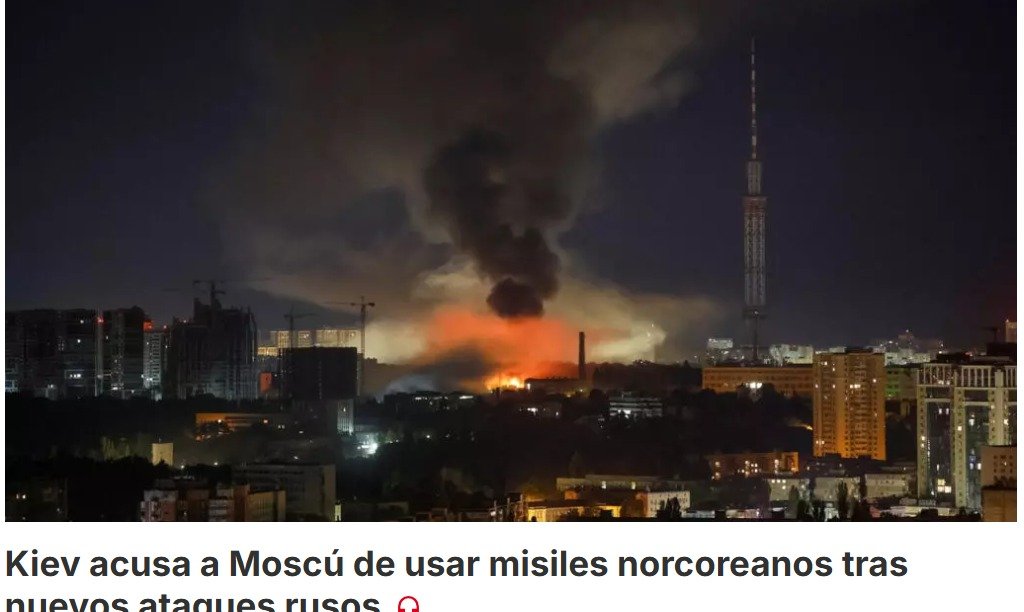 En Ucrania, nueve personas murieron anoche, la mayoría en Zaporiyia, tras sufrir nuevos ataques de Rusia, quien es acusado por Kiev de utilizar misiles provenientes de Corea del Norte