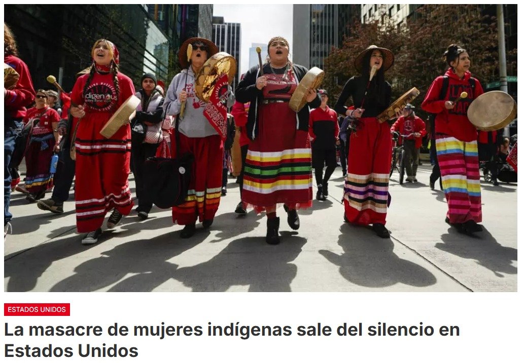 Miles de mujeres indígenas desaparecen o son asesinadas en Estados Unidos en medio de una indiferencia casi total