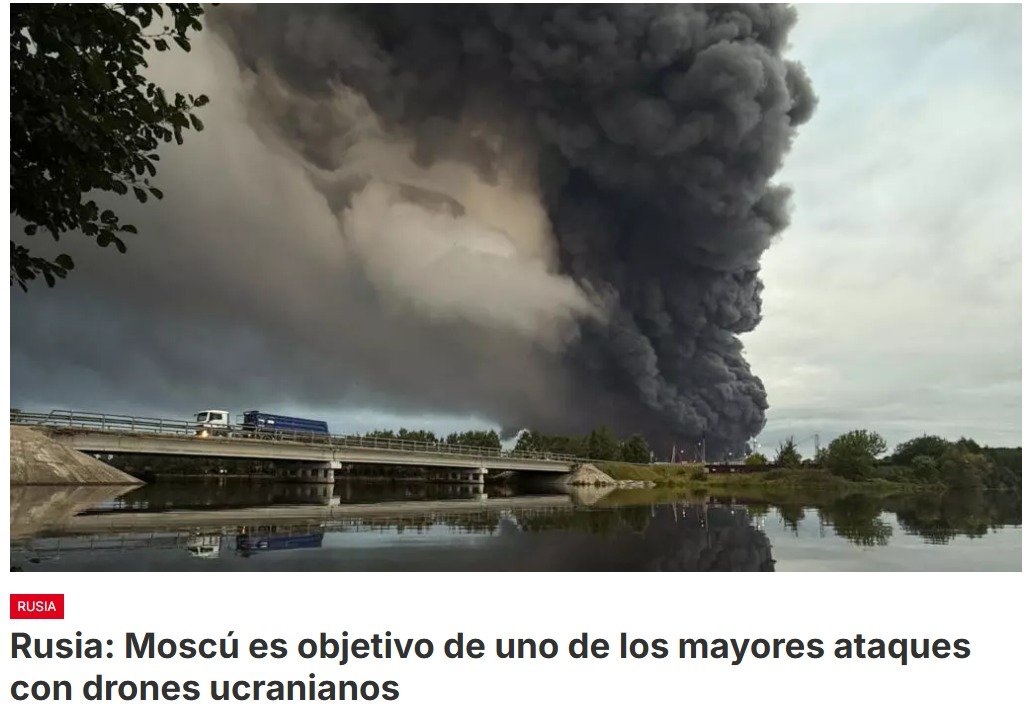 Moscú y sus alrededores fueron el blanco de una ofensiva masiva anoche con 620 drones ucranianos, un ataque que evidencia la creciente capacidad de Ucrania para llevar la guerra lejos del frente y golpear infraestructuras estratégicas en el interior de Rusia, incluyendo la capital