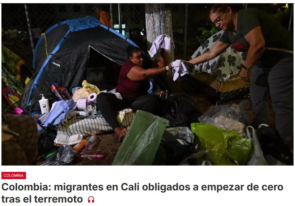 Más de una semana después del potente terremoto que dejó al menos 300 muertos y 140 desaparecidos, los colombianos siguen removiendo escombros, pese a que hay escasas probabilidades de rescatar sobrevivientes