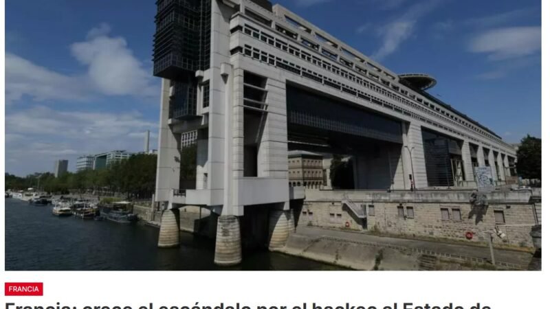 El Gobierno francés presenta sus disculpas por el pirateo desde finales de junio por los servicios fiscales que permitió el robo de información personal de millones de particulares y empresas. Entretanto, anuncian nuevos hackeos