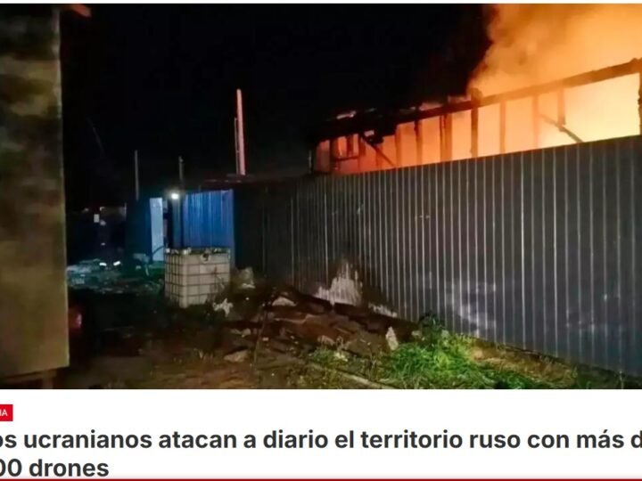 Los ucranianos lanzan a la víspera 620 drones contra Moscú en lo que constituye el mayor ataque de este tipo contra la capital rusa y su región en dos años, admitieron autoridades locales