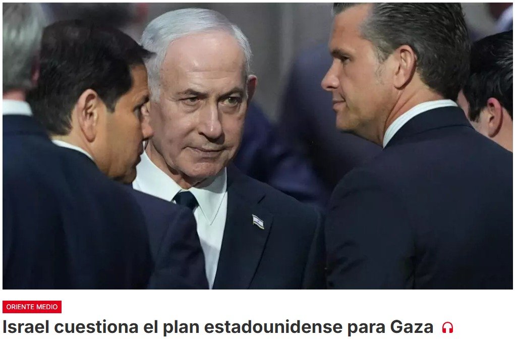 El Estado hebreo transmitió sus preocupaciones a Washington sobre un plan para el enclave palestino