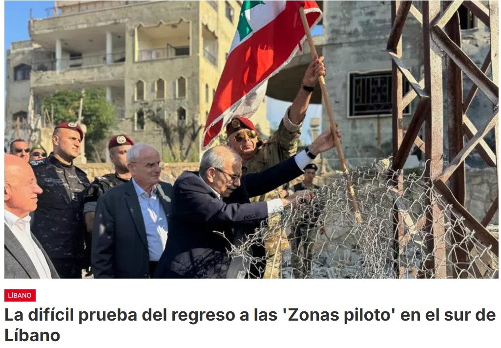 Zautar al Gharbiyah es una de las primeras «zonas piloto» del acuerdo impulsado por Estados Unidos para que el Ejército libanés recupere el control del sur tras la retirada parcial israelí