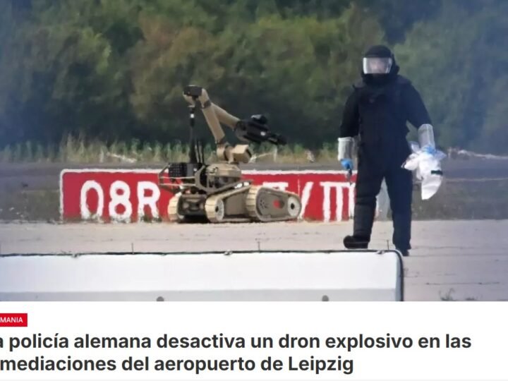 Un portavoz de la OTAN dijo que el dron se encontraba cerca de cuatro aeronaves de carga ucraniana Antonov.