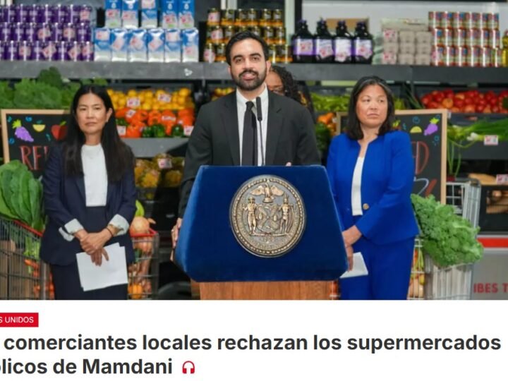 El alcalde de Nueva York cumple una de sus promesas de campaña e inaugura un supermercado financiado por el ayuntamiento