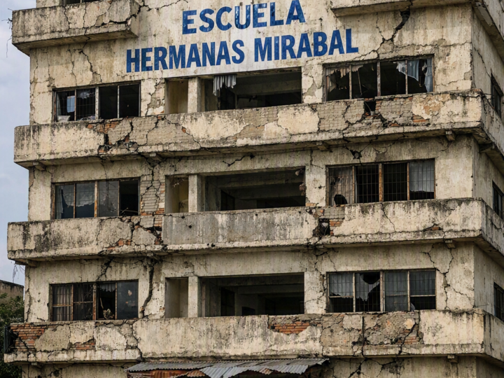 Escuela Hermanas Mirabal: Un edificio en ruinas que amenaza la vida de cientos de estudiantes