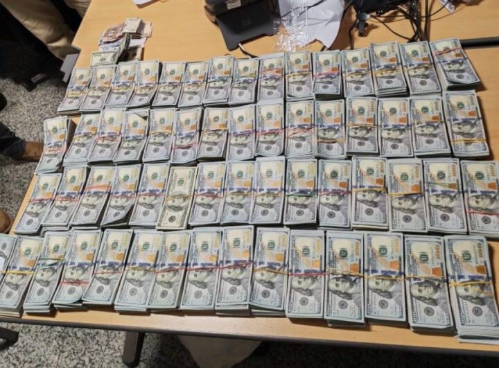 Decomisan US$ 600 mil a colombiano en Aeropuerto de Las Américas
