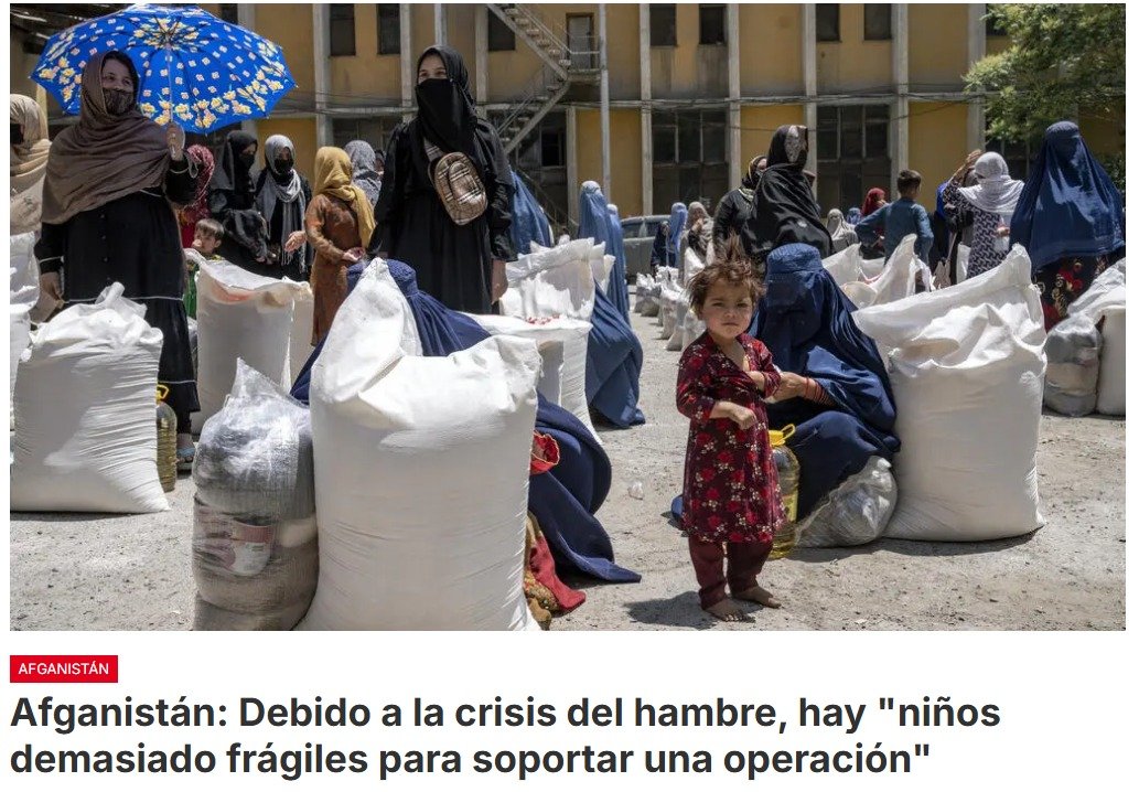 Cinco años después de que los talibanes regresaran al poder, Afganistán se encuentra en medio de una de las crisis de hambre más graves del mundo
