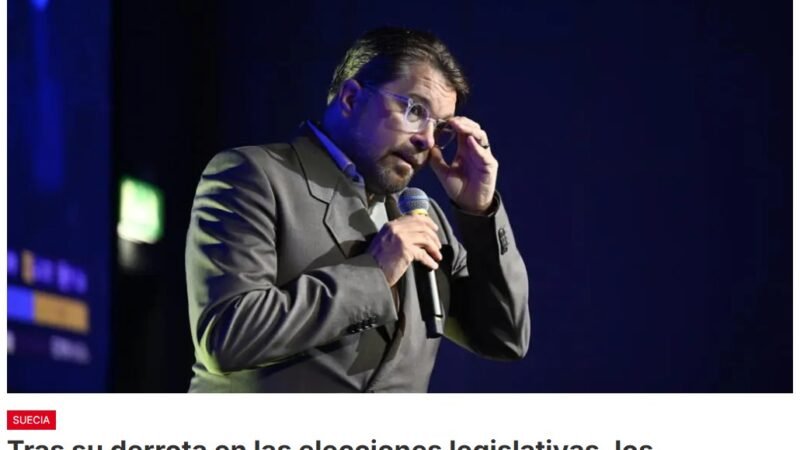 Mientras que la izquierda gana por un estrecho margen las elecciones legislativas en Suecia, los Demócratas de Suecia (SD) registran su primer revés en unas elecciones legislativas desde su ingreso al Parlamento en 2010