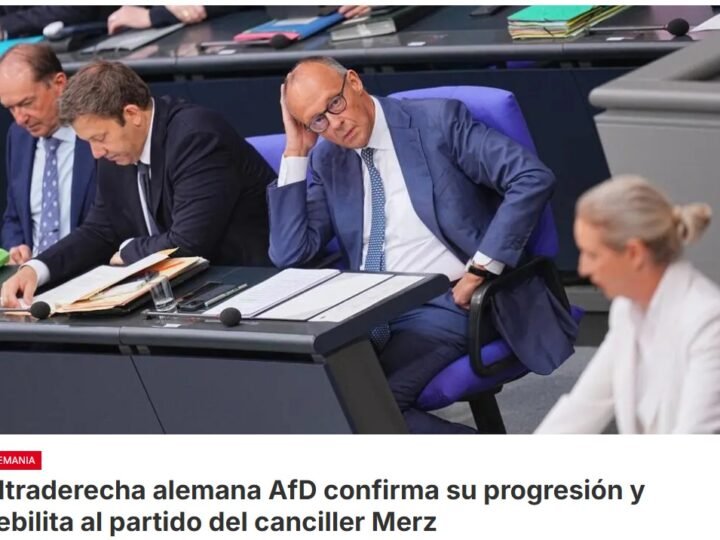 La líder de la ultraderechista AfD, Alice Weidel, reivindica su liderazgo tras las elecciones regionales en Alemania de este domingo y asegura que desbancó a la gobernante Unión Demócrata Cristiana (CDU) del canciller Friedrich Merz como «partido del pueblo»