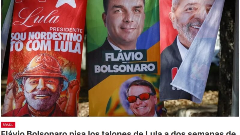 El senador e hijo de Jair Bolsonaro avanza con viento a favor en medio de una tormenta desatada en Brasil