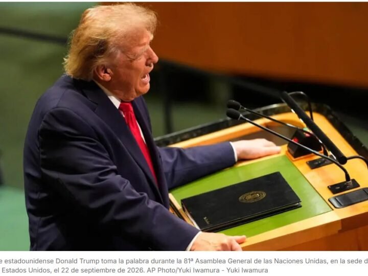 El presidente de Estados Unidos, Donald Trump, advierte  ante la Asamblea General de la ONU que está dispuesto a utilizar su «poderío militar sin igual» para asegurar sus intereses en América Latina