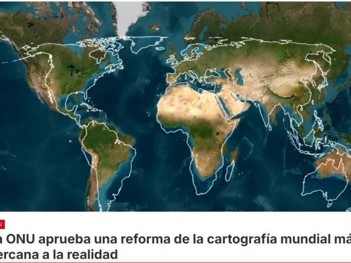 La Asamblea General de la ONU aprueba una representación cartográfica mundial más fiel al tamaño real de los continentes, ampliando en particular África y reduciendo el tamaño de Estados Unidos