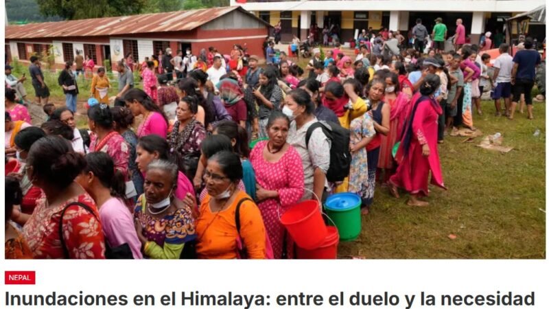 En Nepal, hoy es día de luto nacional tras la catástrofe del 26 de agosto. Este decimotercer día tras la catástrofe simboliza el fin del luto según la tradición hindú