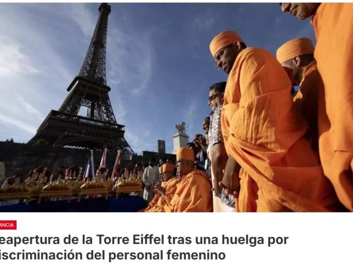 El monumento vuelve a abrir sus puertas este martes, un día después de que sus empleados protestaran porque las mujeres que trabajan en el sitio fueran apartadas con motivo de la visita de un movimiento espiritual hindú