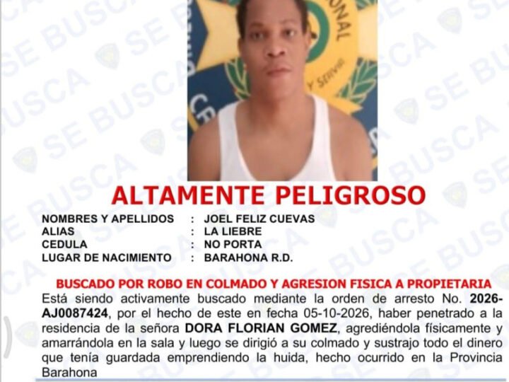 Policía reporta muerte de “La Liebre” tras supuesto enfrentamiento con agentes en Barahona