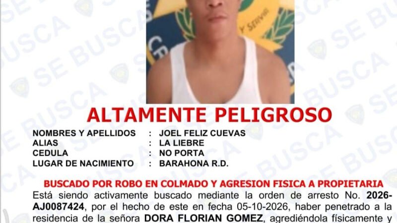 Policía reporta muerte de “La Liebre” tras supuesto enfrentamiento con agentes en Barahona