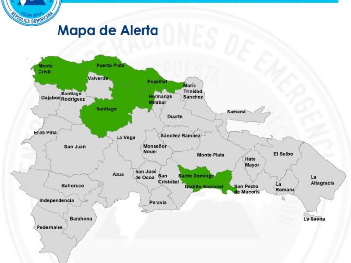 Disminuyen los aguaceros y los niveles de alerta; COE coloca a seis provincias en alerta verde