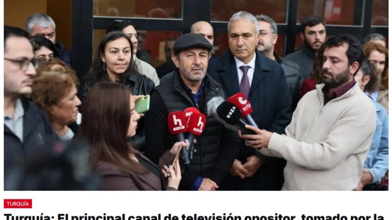 La policía turca toma el control del canal de televisión opositor y detiene 11 empleados