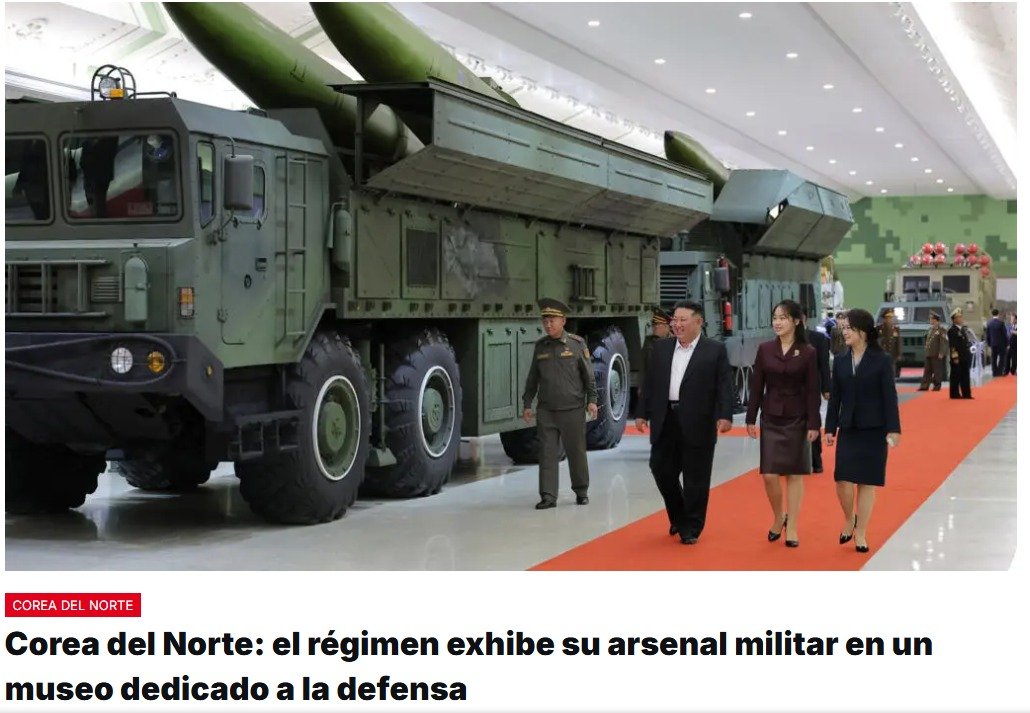 En Corea del Norte, el régimen exhibe sus armas en un nuevo museo dedicado a la defensa.
