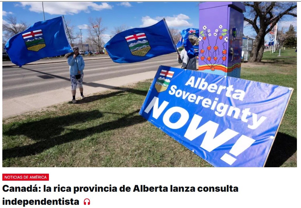 La provincia de Alberta, una de las más prósperas de Canadá, cuestiona su relación con el gobierno federal lanzando un referéndum