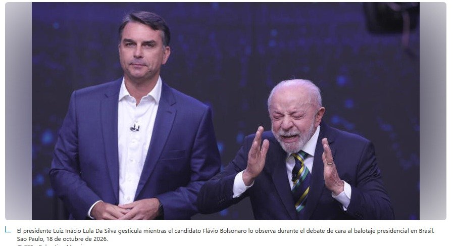 Batalla campal en la que el temple de Bolsonaro prevalece ante un exaltado Lula