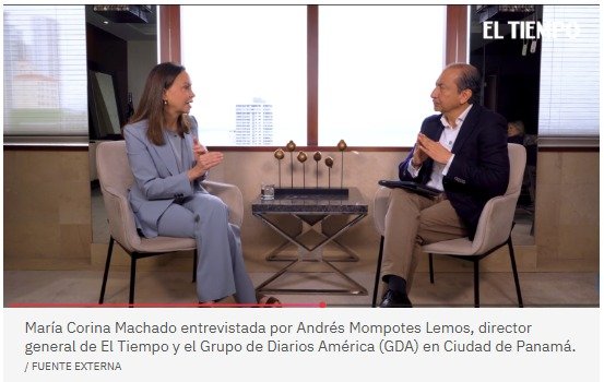 María Corina Machado exige fijar elecciones en Venezuela