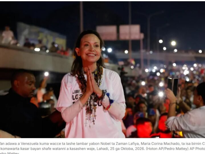 La líder de la oposición y premio Nobel de la Paz, que regresa  a Venezuela  ya está abierta para reunirse con la presidenta interina de Venezuela