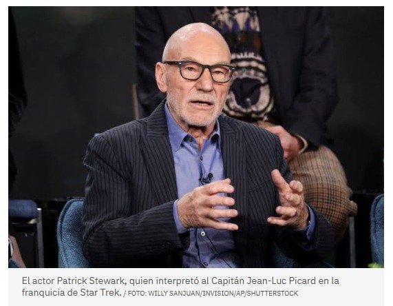Patrick Stewart, actor de ‘Star Trek’ y ‘X-Men’, muere a los 86 años