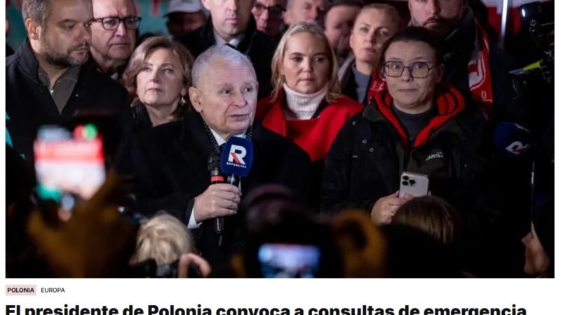 El presidente de Polonia, Karol Nawrocki, convoca este sábado conversaciones de crisis con representantes de los partidos políticos después de un espectacular enfrentamiento en torno al Tribunal Constitucional, que enfrenta al gobierno centrista con la derecha nacionalista