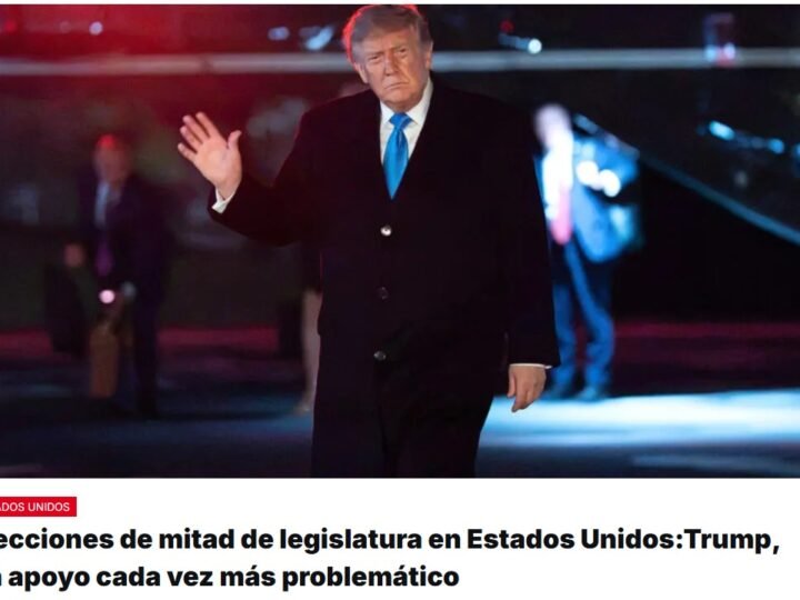 A cuatro semanas de las elecciones de mitad de legislatura en Estados Unidos, algunos candidatos republicanos se están distanciando del presidente Donald Trump