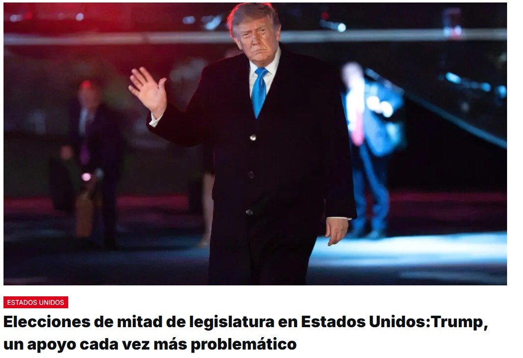A cuatro semanas de las elecciones de mitad de legislatura en Estados Unidos, algunos candidatos republicanos se están distanciando del presidente Donald Trump