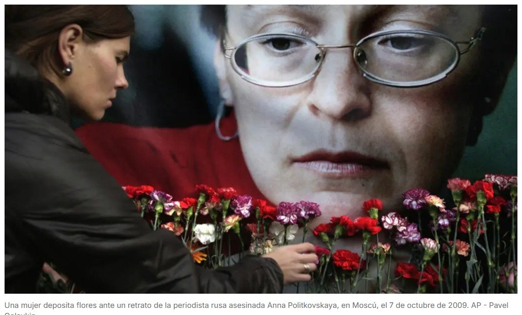 Veinte años después del asesinato de la periodista rusa Anna Politkóvskaya, su hijo, Iliá Politkovski, sigue convencido de que los responsables intelectuales nunca serán identificados bajo el actual régimen